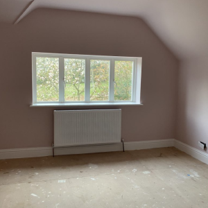 Interior painting completed in a Wexford living room